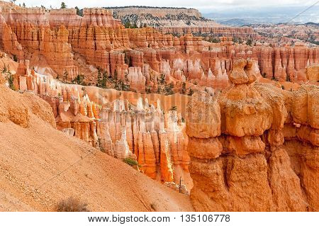 natural landmark Bryce Canyon National Park in Utah USA