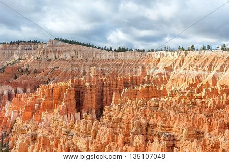 natural landmark Bryce Canyon National Park in Utah USA