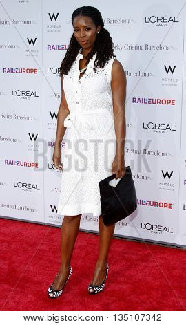 Tasha Smith at the Los Angeles premiere of 'Vicky Cristina Barcelona' held at the Mann Village Theater in Westwood, USA on August 8, 2008.