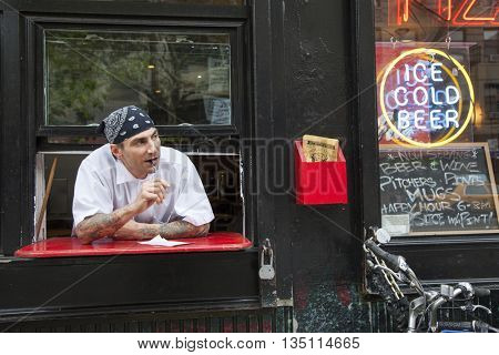 Pizza chef and business owner