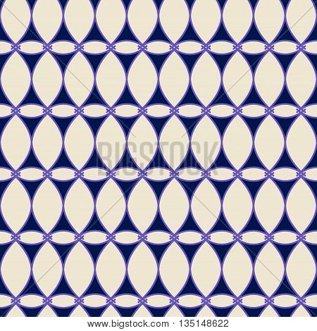 Oval and triangle seamless pattern. Fashion graphic background design. Modern geometric stylish abstract texture. Colorful template 4 prints textiles wrapping wallpaper website VECTOR illustration
