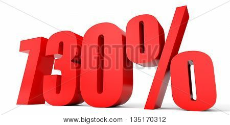 Discount 730 Percent Off. 3D Illustration.
