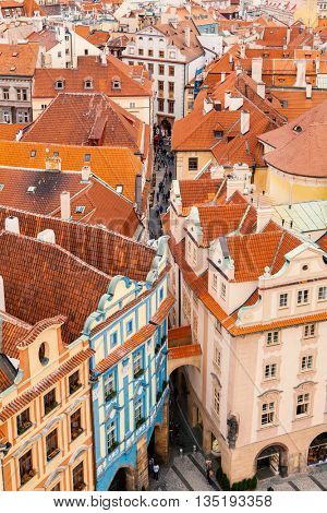 Cityscape of Prague, Czech Republic