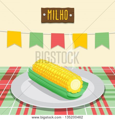 Corn Cob - Festa Junina, brazilian june fest