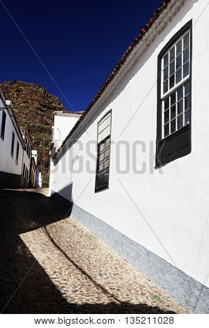 Architectural detail in Agulo Village, La Gomera, Spain, Europe