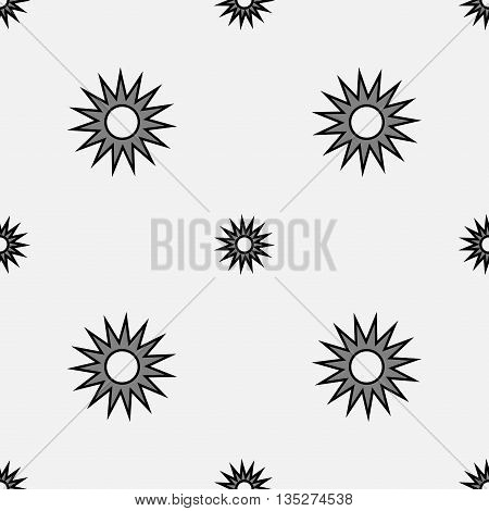 Stars geometric seamless pattern. Fashion graphic background design. Modern stylish abstract texture. Monochrome template for prints textiles wrapping wallpaper website. Stock VECTOR illustration