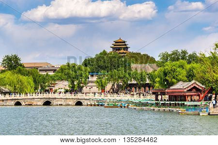 Beihai Park with the lake - Beijing, China