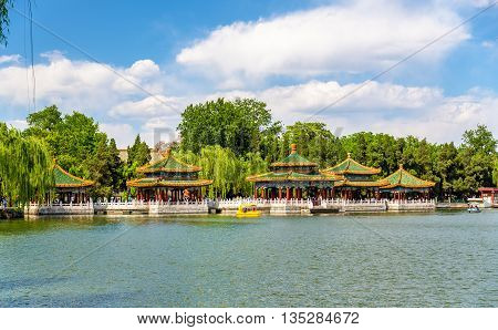 Beihai Park with the lake - Beijing, China