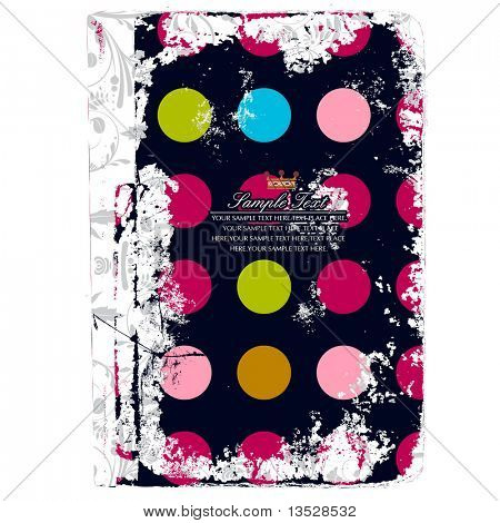 Vektor alte Buch-cover