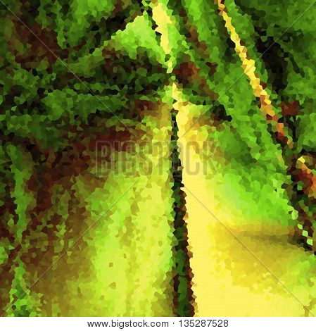 Abstract coloring background of the horizon gradient with visual wave and crystallize effect effects,good for your design