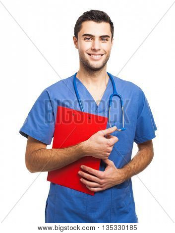 Male nurse portrait