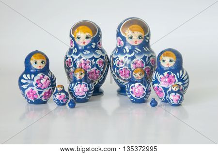 Russian national souvenir and toy - Matryoshka