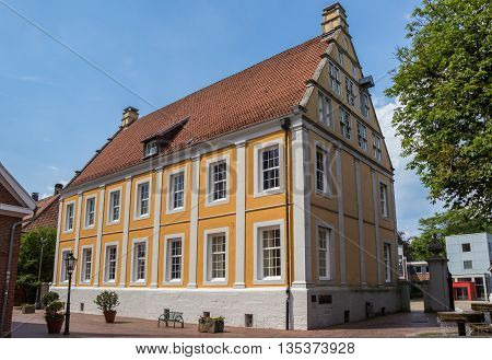 Old Building In The Historical Center Of Lingen