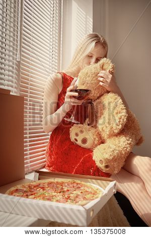 Girl With Teddy Bear