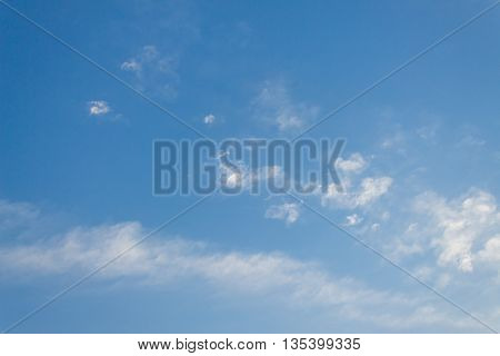 clouds in the blue sky,The vast blue sky and Clouds white fluffy at beautiful,