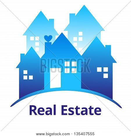 Vector illustration of Real estate design concept.