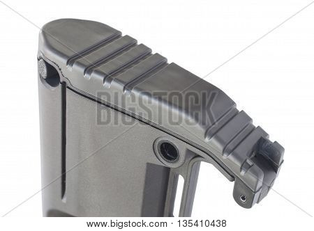 Pad at the end of a stock on an Rifle