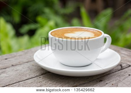 Cup Of Latte Coffee