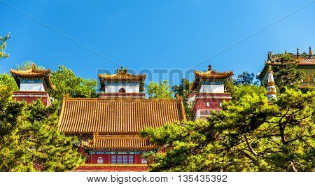 Four Great Regions Temple at the Summer Palace in Beijing, China