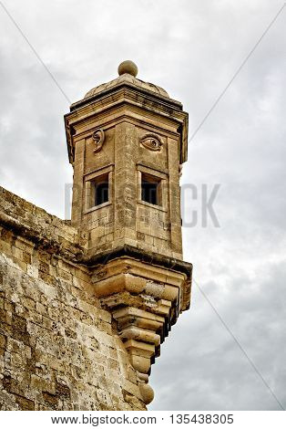 Eye and Ear Vedette watchtower, Senglea, Malta