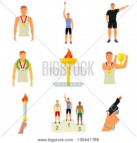 Vector Flat Icon Sport Events