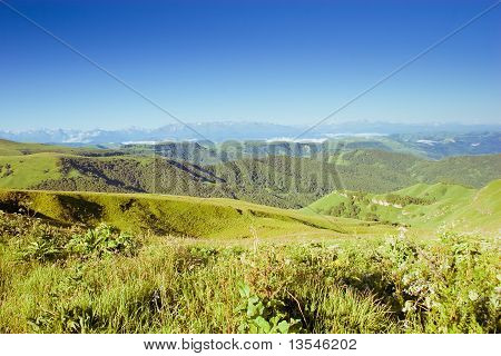 Caucasus Góra, Błękitne niebo