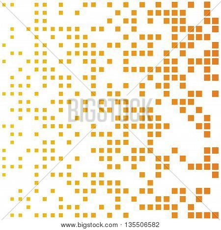 halftone abstract background from randomly placed squares
