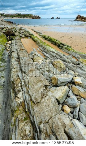 Portio Beach Coastline Landscape.