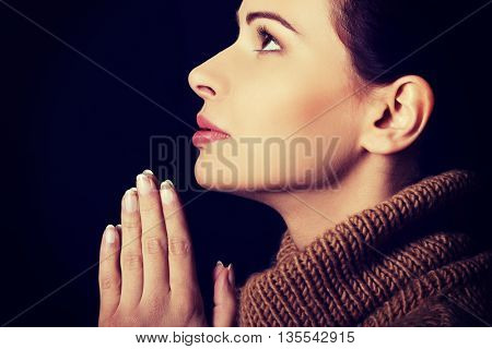 Woman praying