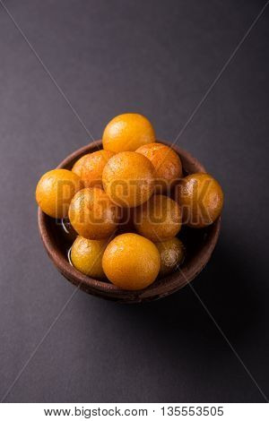 Gulab jamun, or gulaab jamun, is a milk-solids-based sweet mithai