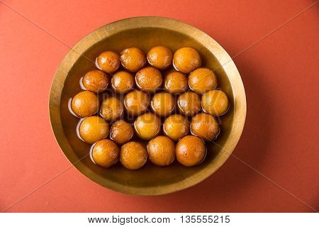 Gulab jamun, or gulaab jamun, is a milk-solids-based sweet mithai