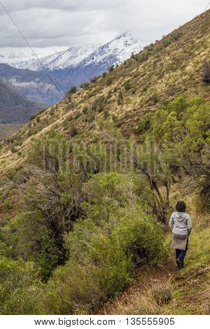 San Alfonso Valley, Trail In The  Mountain