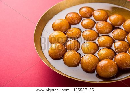 Gulab jamun, or gulaab jamun, is a milk-solids-based sweet mithai