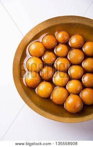 Gulab jamun, or gulaab jamun, is a milk-solids-based sweet mithai