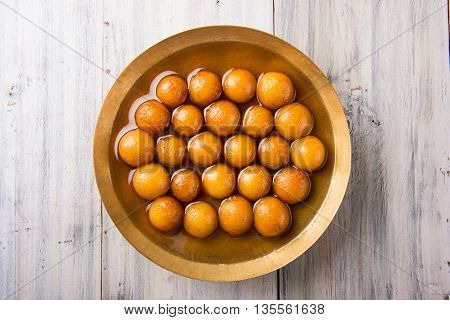 Gulab jamun, or gulaab jamun, is a milk-solids-based sweet mithai