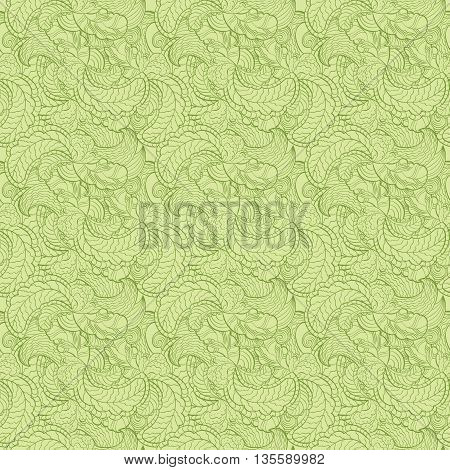 Hand painted watercolor vector flowerseamless pattern background