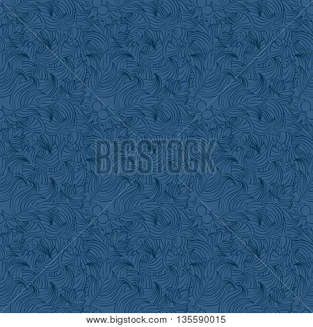 Hand painted watercolor vector flowerseamless pattern background