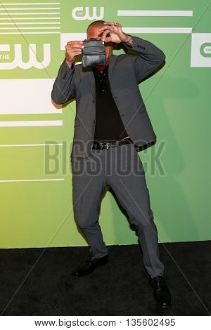 NEW YORK, NY - MAY 14: Actor Dominic Purcell attends the 2015 CW Network Upfront Presentation at the London Hotel on May 14, 2015 in New York City.