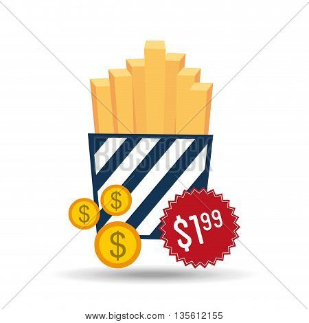 fast food design, vector illustration eps10 graphic