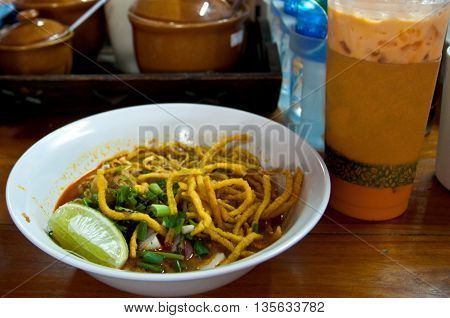 Traditional Thai Food thai - noodle(khow soy)