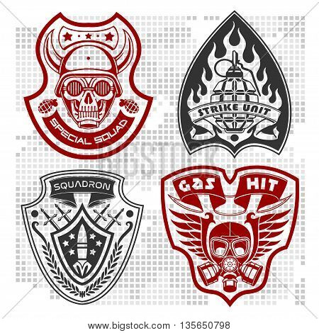 Set Of Military and Army Patches and Badges 4