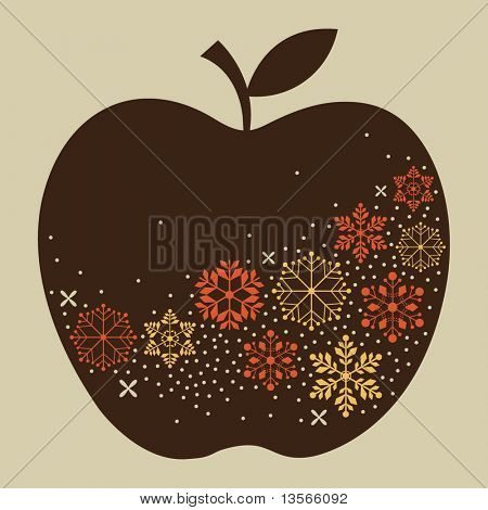 Vector apple design