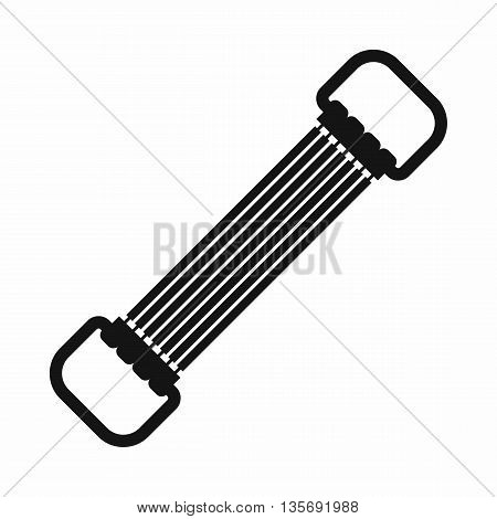Sports stretchable belt icon in simple style isolated on white background