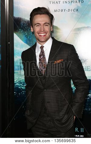 NEW YORK-DEC 7: Actor Erich Bergen attends the New York premiere of 
