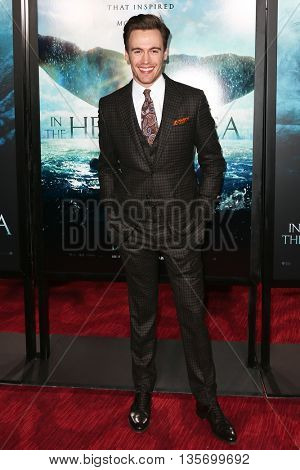 NEW YORK-DEC 7: Actor Erich Bergen attends the New York premiere of 