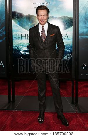NEW YORK-DEC 7: Actor Erich Bergen attends the New York premiere of 