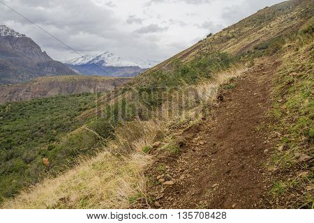 San Alfonso Valley, Trail In The  Mountain