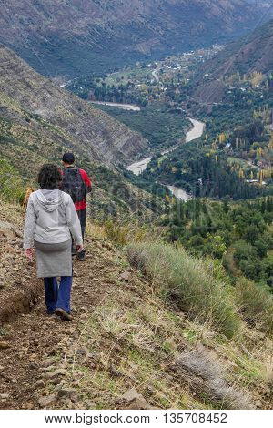 San Alfonso Valley, Trail In The  Mountain