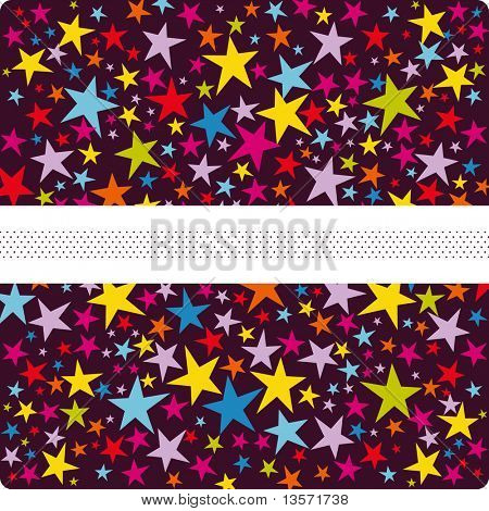 Disegno di stelle sfondo vettoriale