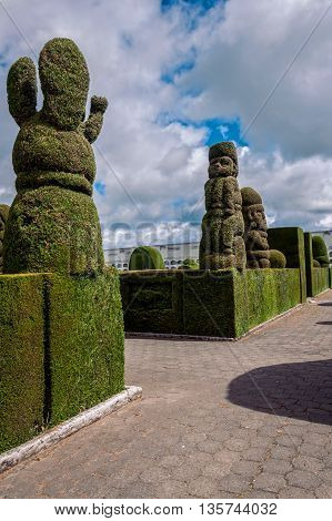 Tulcan Is Known For The Most Elaborate Topiary In The New World Ecuador South America The Second In The World